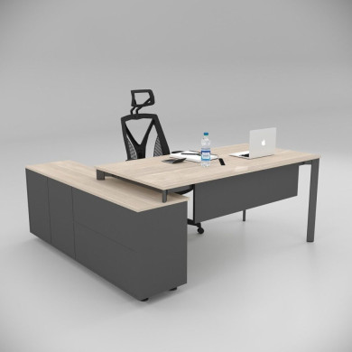 Corner Sto 160 cm Hrast sa Donjom Policom