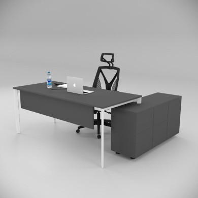 Corner Sto Antracit (sa 120 cm donjim policama)