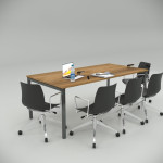 Ear Meeting Table Anatolia Walnut 3