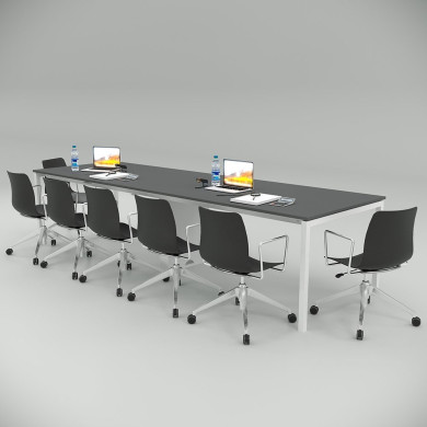 Ear Stol za Sastanke sa Srednjom Nogom (Antracit)