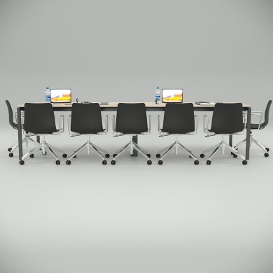 Ear Stol za Sastanke sa Srednjom Nogom (Hrast)