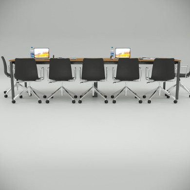 Ear Stol za Sastanke sa Srednjom Nogom (Orah)