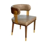 AKS 590 Drvena Fotelja Vizon