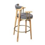 BR 1075 Wooden Bar Chair