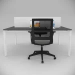 Corner Double Desk Antrasit 1
