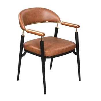 SM 2918 Čelična Stolica Sa Naslonima Za Ruke