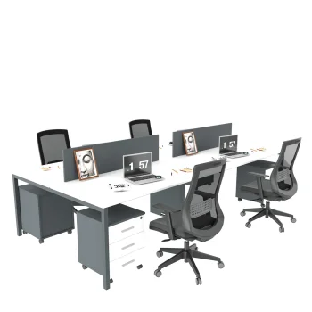 EAR Radna stanica za 4 osobe sa integrisanom komodom